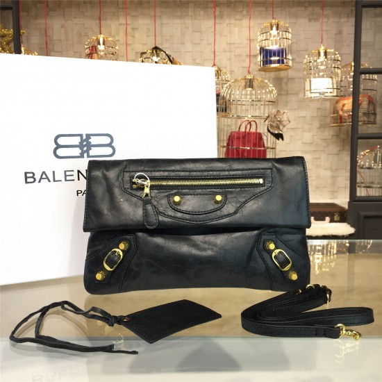 Balenciaga Classic Metallic Clutch bag