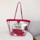 PRADA Fabric and Plexiglas handbag