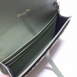 DIOR OBLIQUE SADDLE CLUTCH