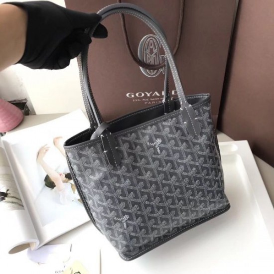 Goyard Saint Louis mini Tote Bag Canvas  Reversible