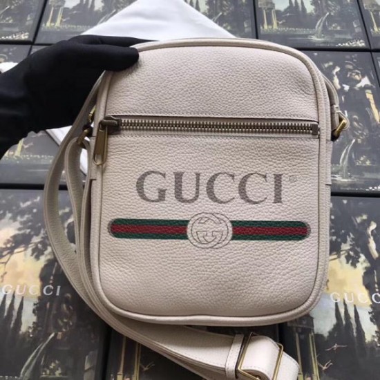 Gucci Print Messenger Bag