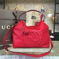 Gucci GG Leather hobo