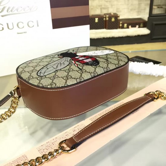 Gucci GG Supreme mini chain bag