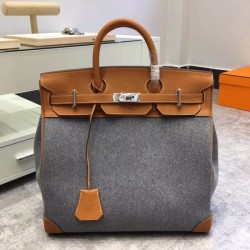 Hermes Toile Birkin Bag